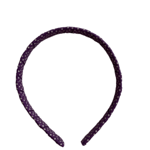 Dark Purple with Purple Hair Hoop - Headband 2