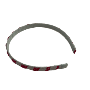 Grey and Red Hair Hoop – Headband