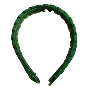 Green Braid Hair Hoop - Headband 2