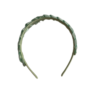 Light Green and Green Braid Hair Hoop - Headband 2